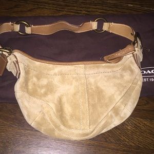 Coach Authentic Limited edition all suede coach bag